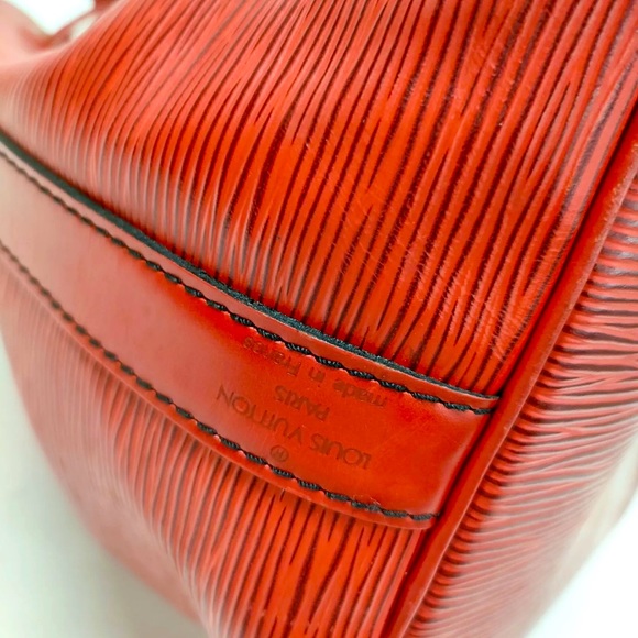 - Louis Vuitton LV Shoulder Bag M44107 Petit Noe Red Epi made in France 🇫🇷 - Picture 5 of 8